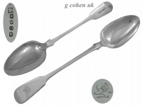 Victorian Silver Stuffing Spoon London 1842